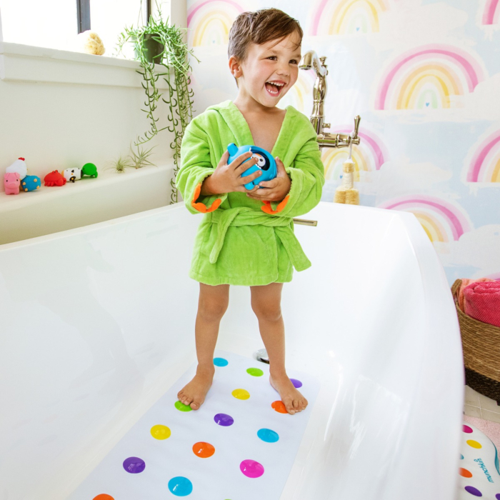 Tapis de bain de bain bébé antidérapant 69x39 cm TIGEX : le tapis de bain à  Prix Carrefour
