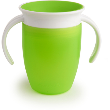 Miracle® 360° Trainer Cup - 7oz (Green/White)