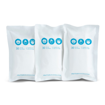 Brica® Clean-To-Go Package de Lingettes de Rechange